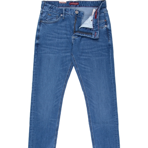 Tapered Fit Eco Hyperflex Stretch Denim Jean-back in stock-Fifth Avenue Menswear