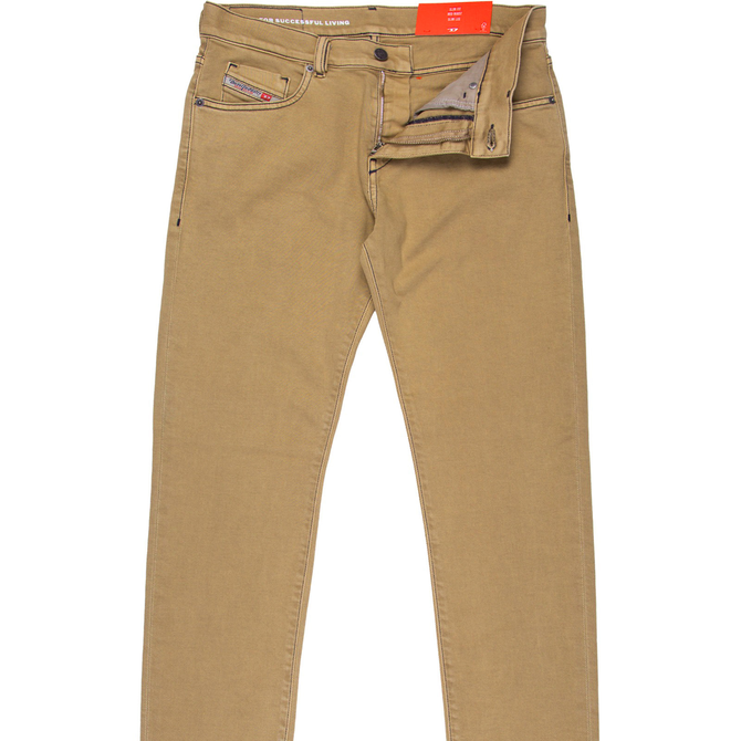 D-Strukt Slim Fit Camel Stretch Denim Jeans