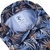 Big Tropical Leaves Print Stretch Cotton Shirt