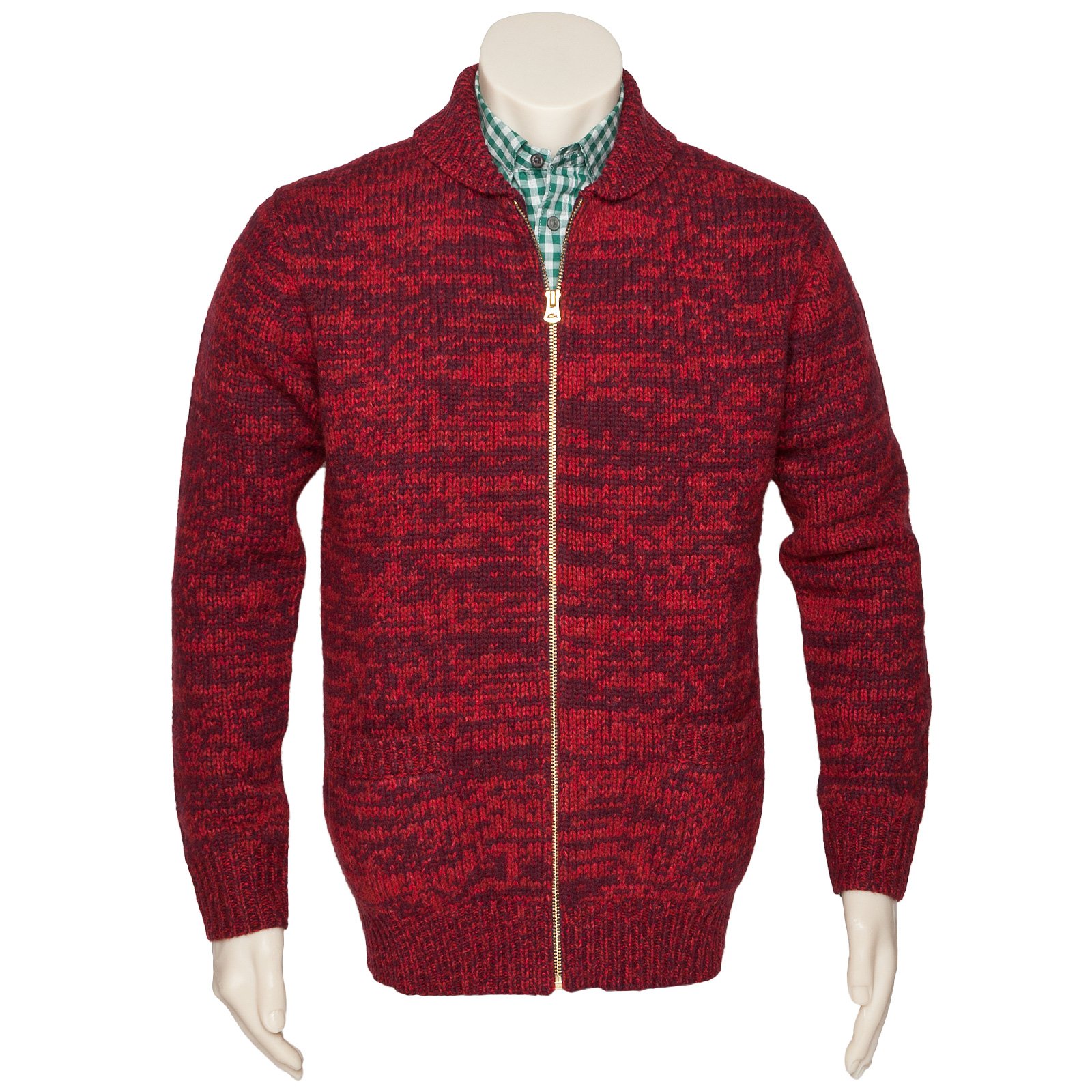 Chunky Zip Up Knitted Jacket Cardigan - PAUL SMITH JEANS 2013AW : On ...
