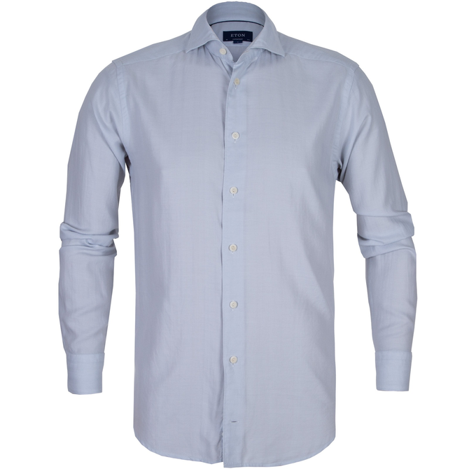 Contemporary Fit Herringbone Weave Soft Casual Shirt