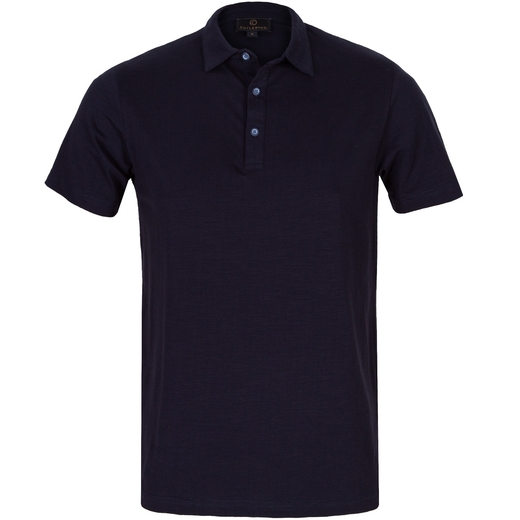 Slim Fit Logan Slub Cotton Jersey Polo-new online-Fifth Avenue Menswear