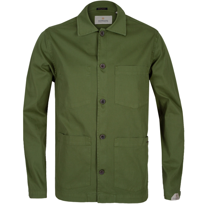 Stretch Cotton Bedford Cord Worker Jacket