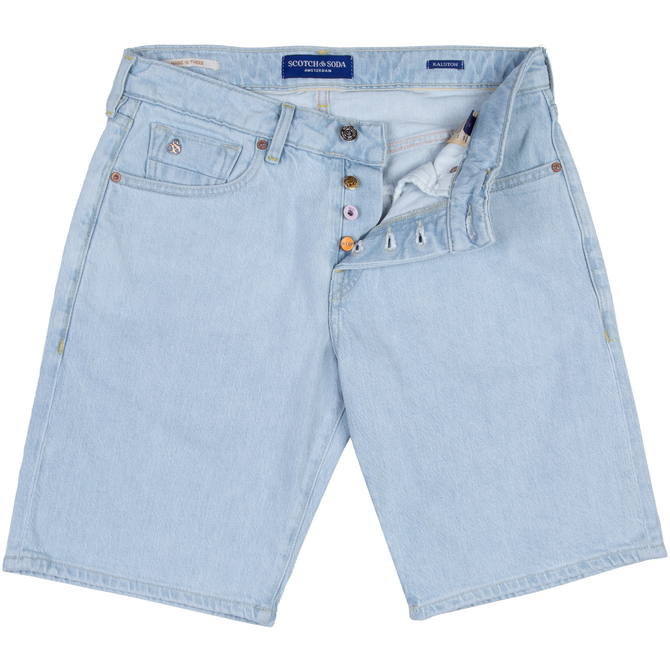 Ralston Sky Spirit Bleached Denim Shorts