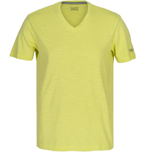Slub Jersey Knit V Neck T-Shirt-on sale-Fifth Avenue Menswear