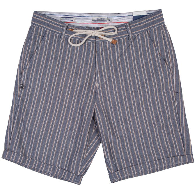 Striped Drawstring Waist Shorts