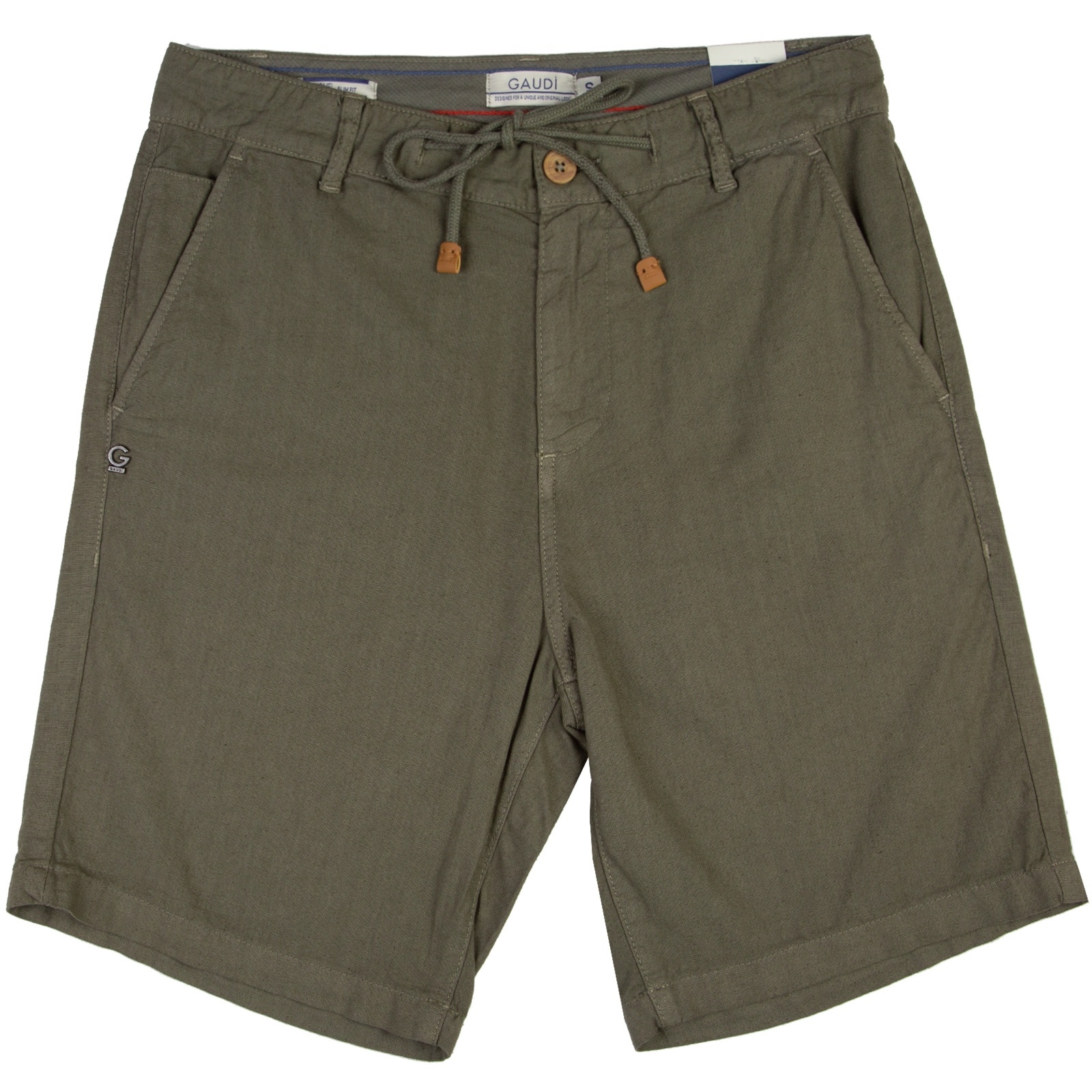 Linen Drawstring Waist Shorts - On Sale : Fifth Avenue Menswear - GAUDI ...