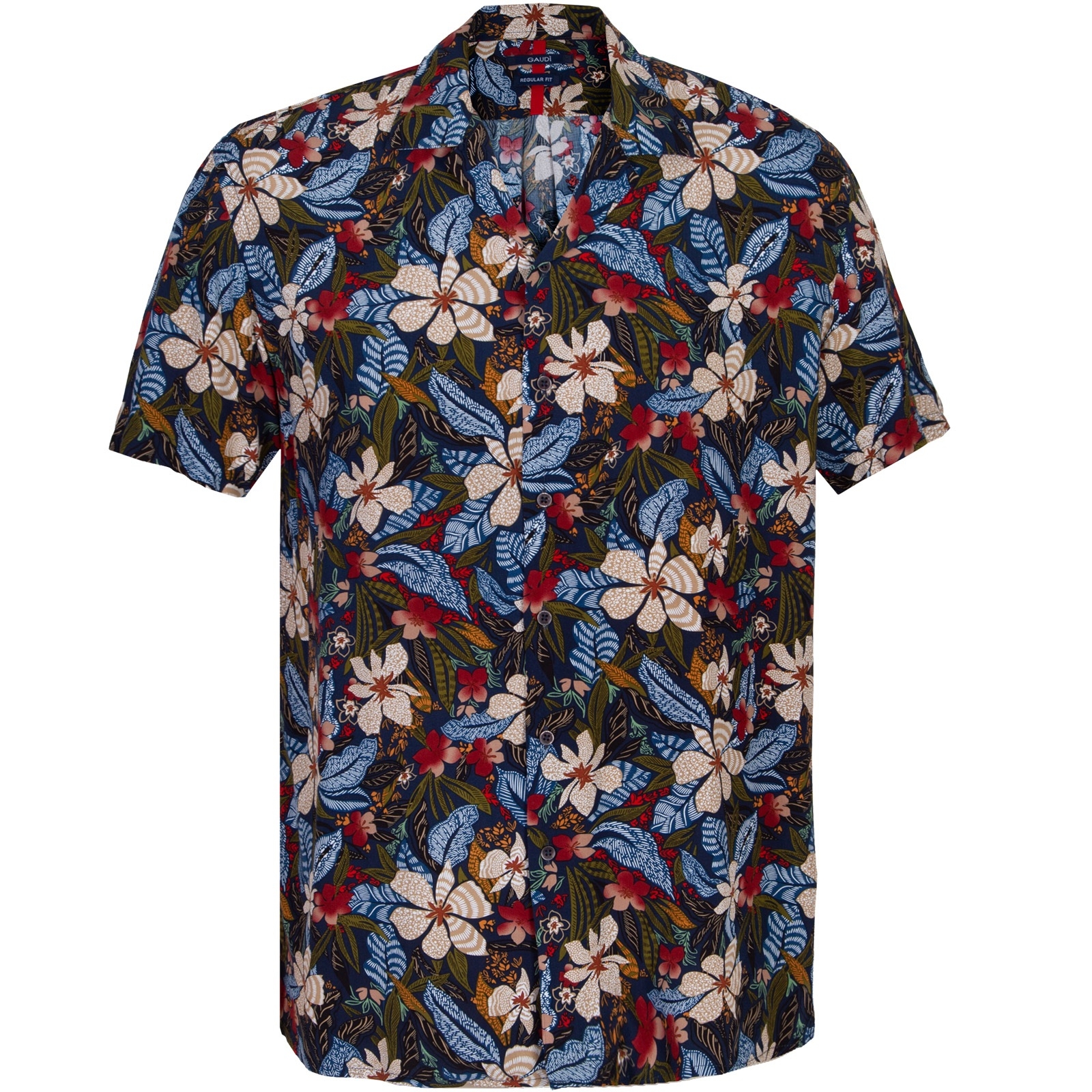 Tropical Floral Print Casual Shirt - Shirts-Casual : Fifth Avenue ...