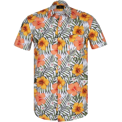 Dale Hibiscus Floral Casual Shirt-on sale-Fifth Avenue Menswear