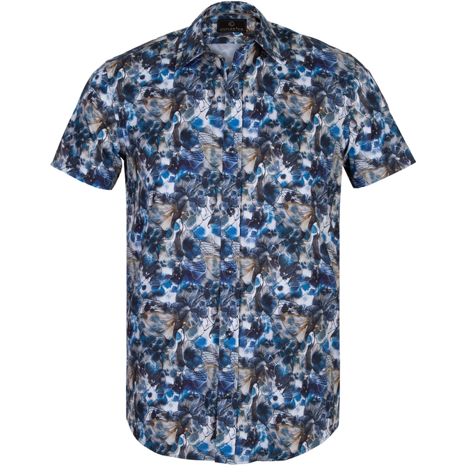 Brody Overlay Floral Print Casual Shirt