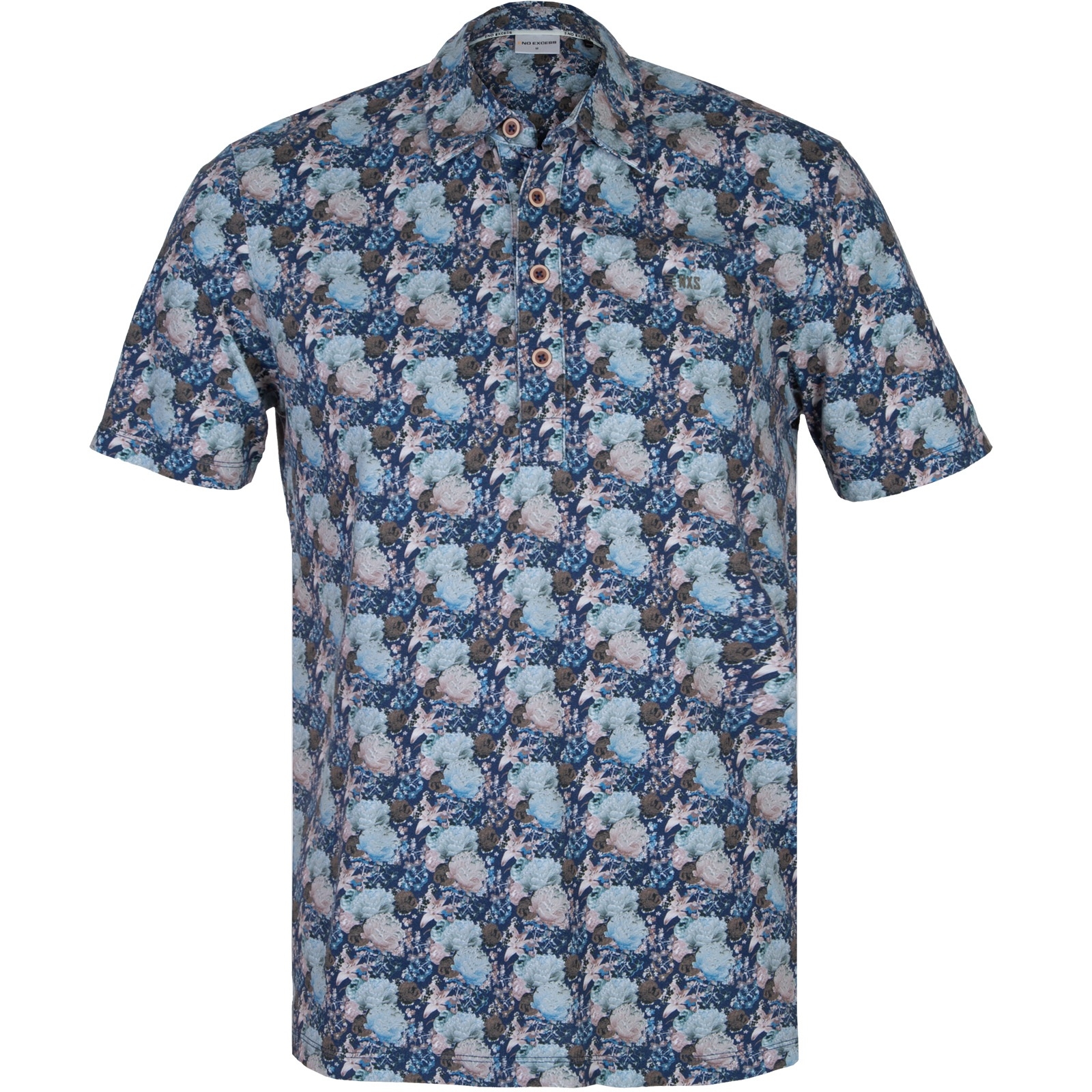 Slim Fit Floral Print Polo - T-Shirts & Polos-Polos : Fifth Avenue ...