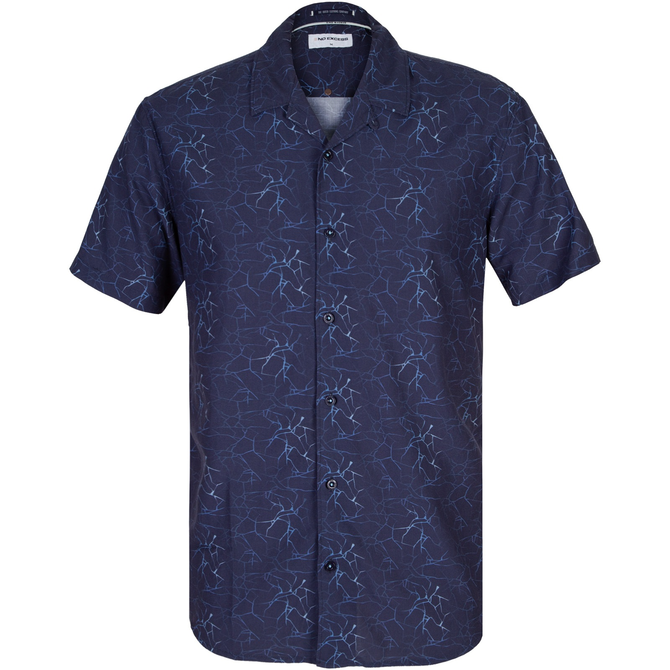 Line Drawn Print Casual Shirt - Shirts-Casual : Fifth Avenue Menswear ...