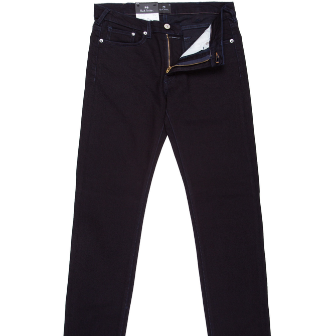 Slim Fit Blue/Black Reflex Stretch Denim Jeans