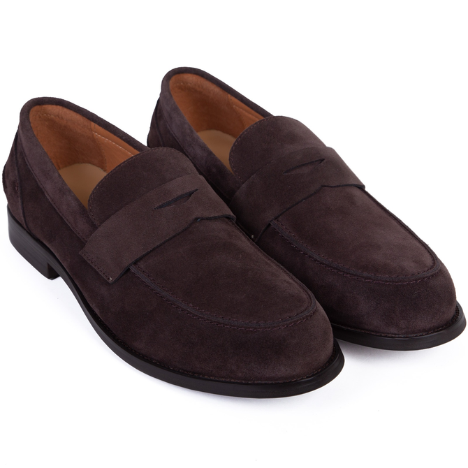 Fredrick Suede Loafers - Shoes & Boots-Dress Shoes : Fifth Avenue ...