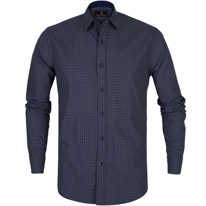 Clint Small Geometric Pattern Casual Shirt