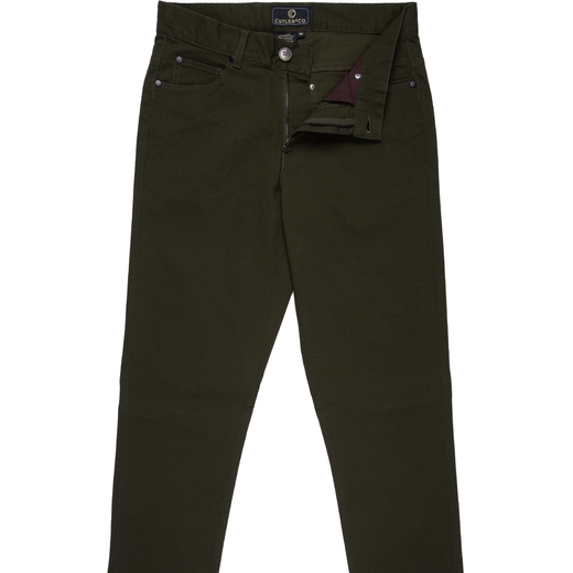 Terry Micro Check Stretch Cotton Jean-new online-Fifth Avenue Menswear