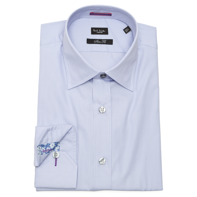 Chemise Paul Smith London Slim Fit - Taille Col 18 (poitrine 46") - Neuf Avec étiquettes, 100% Coton