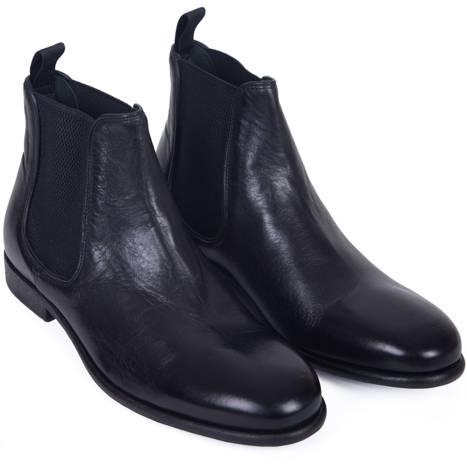 Betols Black Lamb Leather Chelsea Boots - Shoes & Boots-Boots : Fifth ...