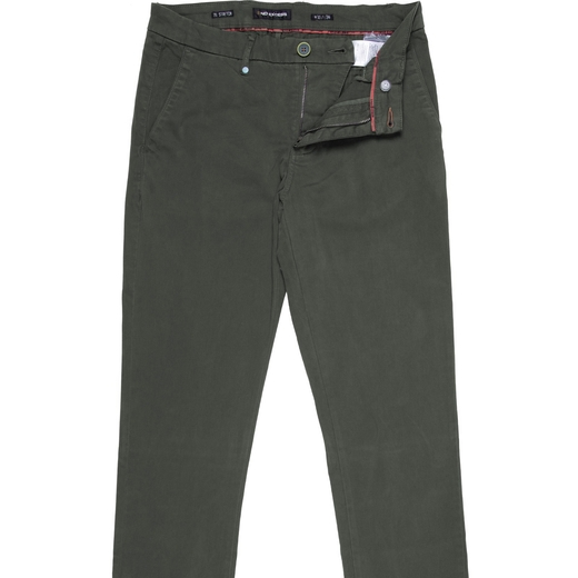 Brushed Stretch Cotton Chino-on sale-Fifth Avenue Menswear