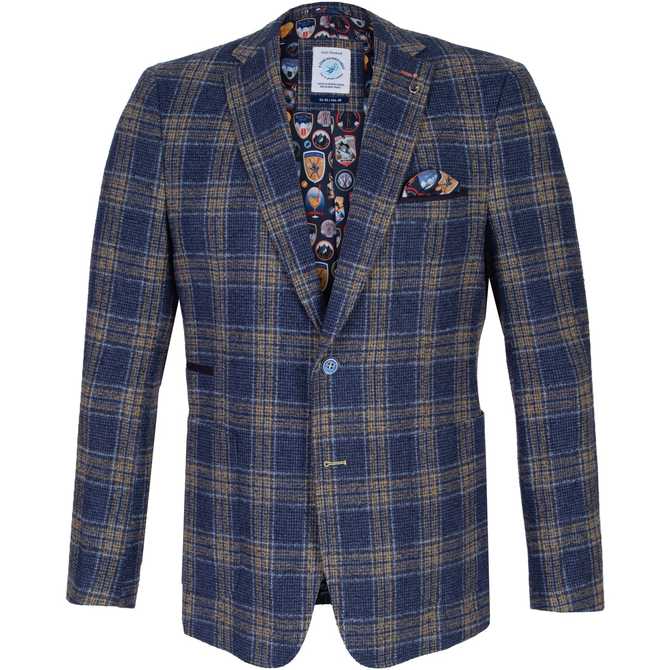 Large Check Blazer