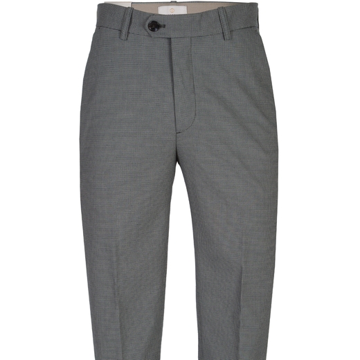 Fonda Mini Check Stretch Casual Trousers-on sale-Fifth Avenue Menswear