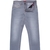 Regular Slim Fit Light Grey Stretch Denim Jeans