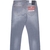 Regular Slim Fit Light Grey Stretch Denim Jeans