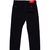 Larkee-Beex Regular Tapered Fit Black Stretch Denim Jeans