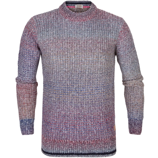 Gradient Chunky Rib Knit Pullover-on sale-Fifth Avenue Menswear