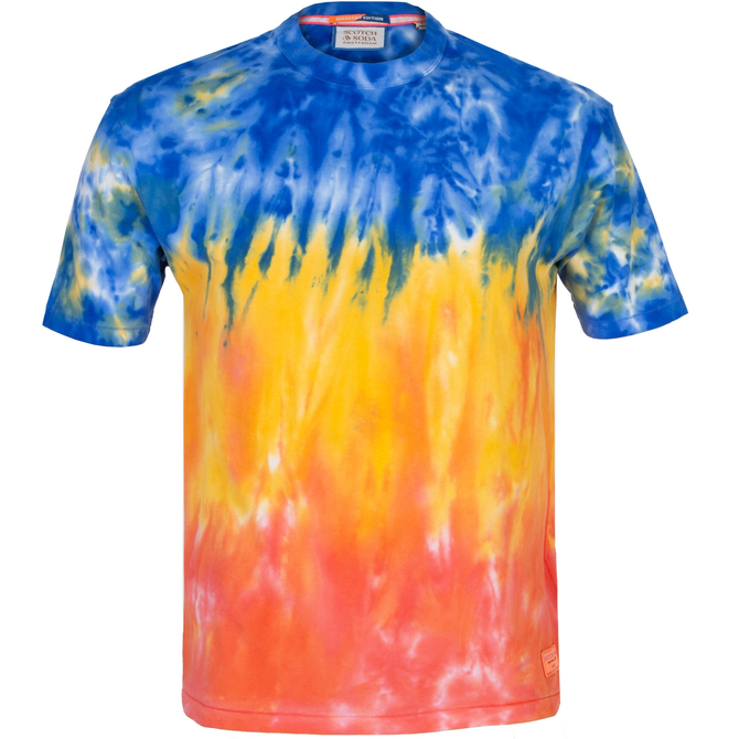 Relaxed Fit Tie Dye Print T-Shirt