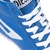 Leroji Mid-Top Blue Leather Sneakers