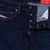 D-Yennox Taper Fit Dark Aged Stretch Denim Jeans