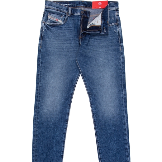 D-Strukt Slim Fit Heavily Aged Stretch Denim Jeans-new online-Fifth Avenue Menswear