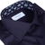 Contemporary Fit Luxury Cotton Twill Dress Shirt With Floral Trim