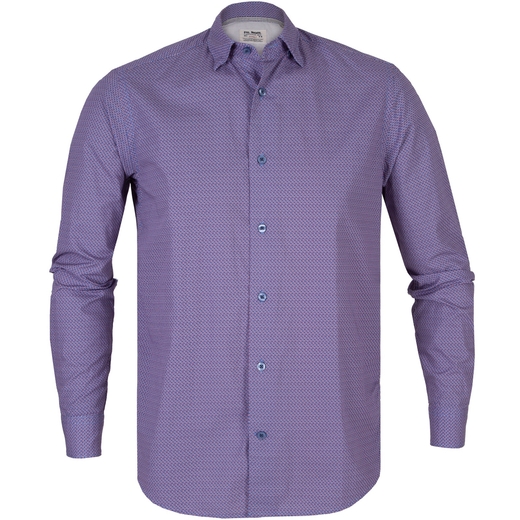 Treviso Small Spots Casual Cotton Shirt-new online-Fifth Avenue Menswear