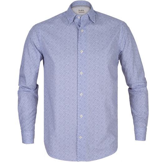 Treviso Small Flowers Print Casual Shirt-new online-Fifth Avenue Menswear