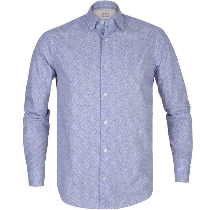 Treviso Small Flowers Print Casual Shirt