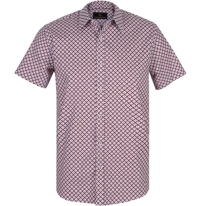 Brody Geometric Print Short Sleeve Shirt