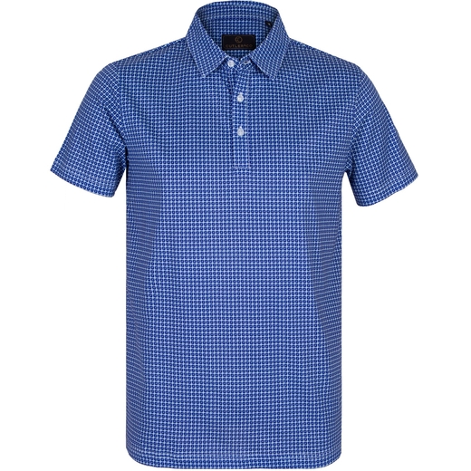 Logan Slim Fit Geometric Print Polo-on sale-Fifth Avenue Menswear