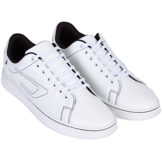 Athene Low Contrast Stitch Leather Sneaker