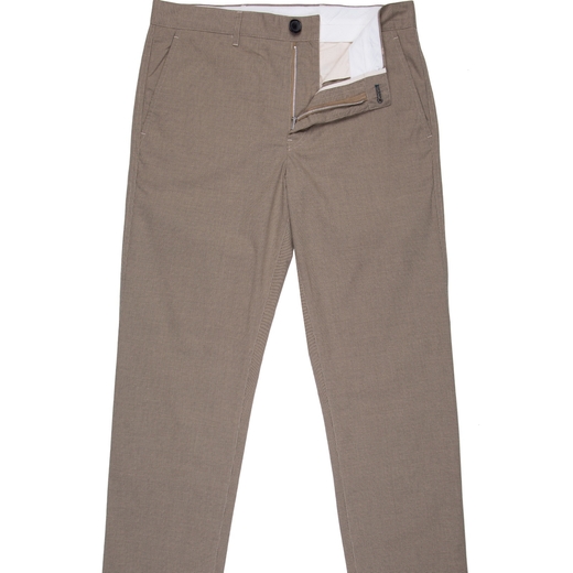 Mid-Slim Fit Micro Check Stretch Cotton Chinos-new online-Fifth Avenue Menswear