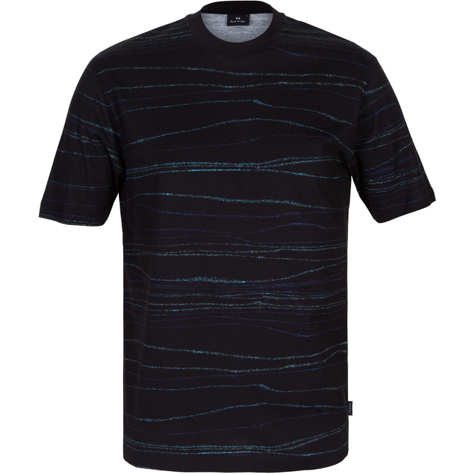Organic Cotton Chalk Lines Stripe T-Shirt