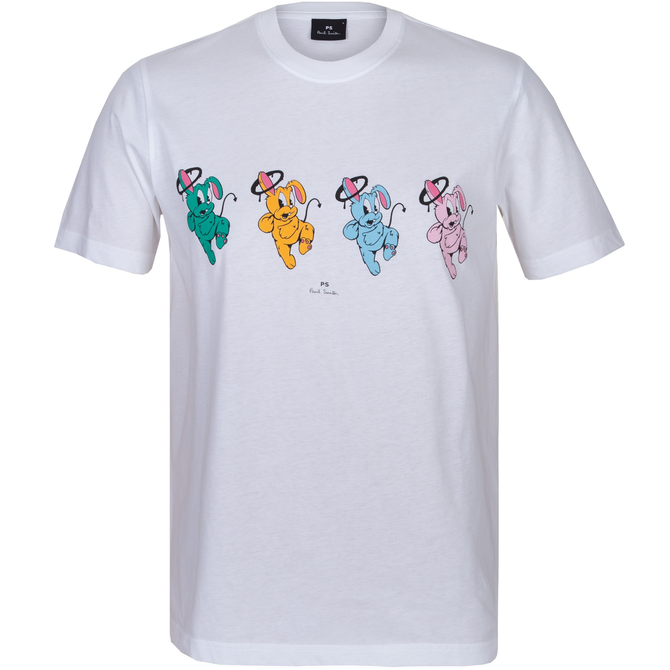 Organic Cotton Bunnys Repeat Print T-Shirt