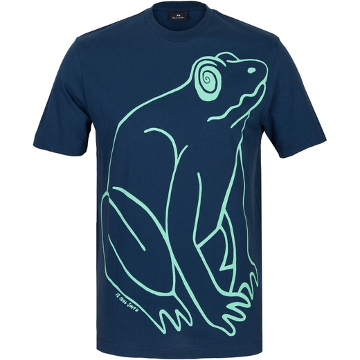 Organic Cotton Frog Print T-Shirt-new online-Fifth Avenue Menswear