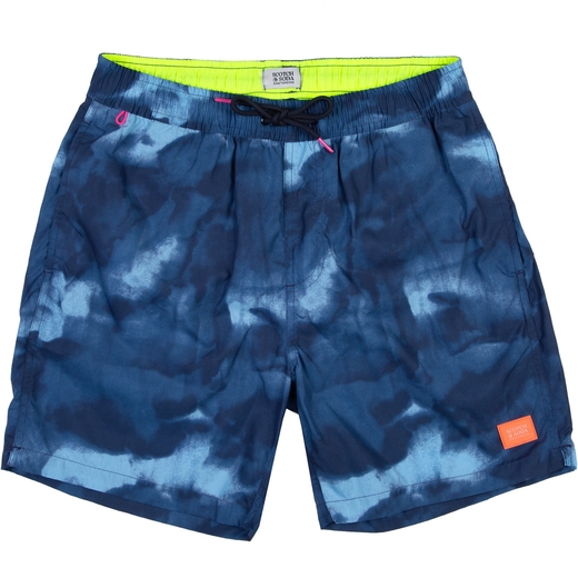 Tie Dye Print Swim Shorts-holiday-Fifth Avenue Menswear