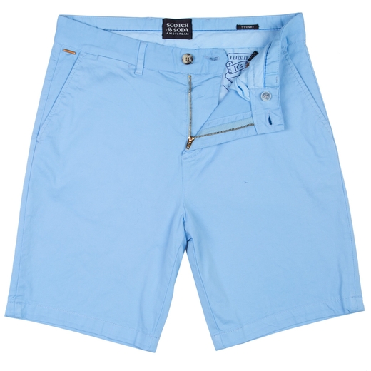 Stuart Garment Dyed Stretch Cotton Shorts-holiday-Fifth Avenue Menswear