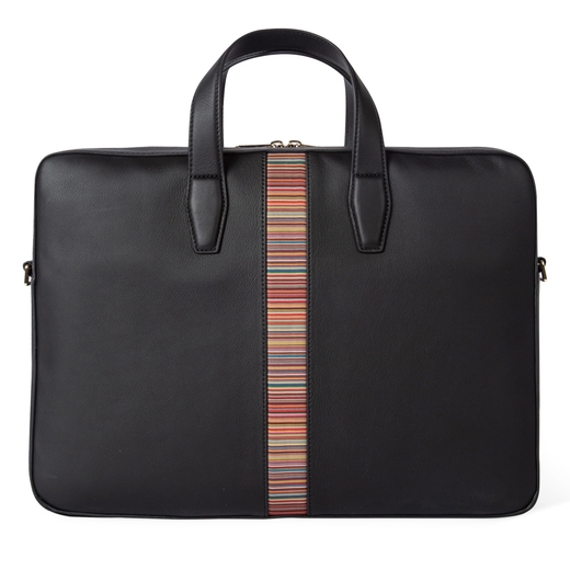 Signature Stripe Business Folio Bag-new online-Fifth Avenue Menswear
