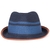 Block Stripe Trilby Hat