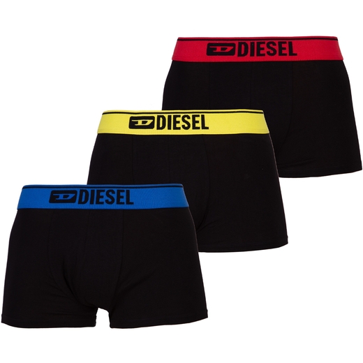 Damien 3 Pack Colour Waistband Trunks-new online-Fifth Avenue Menswear