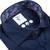 Luxury Cotton Twill Navy Dress Shirt With Paisley Print Trim